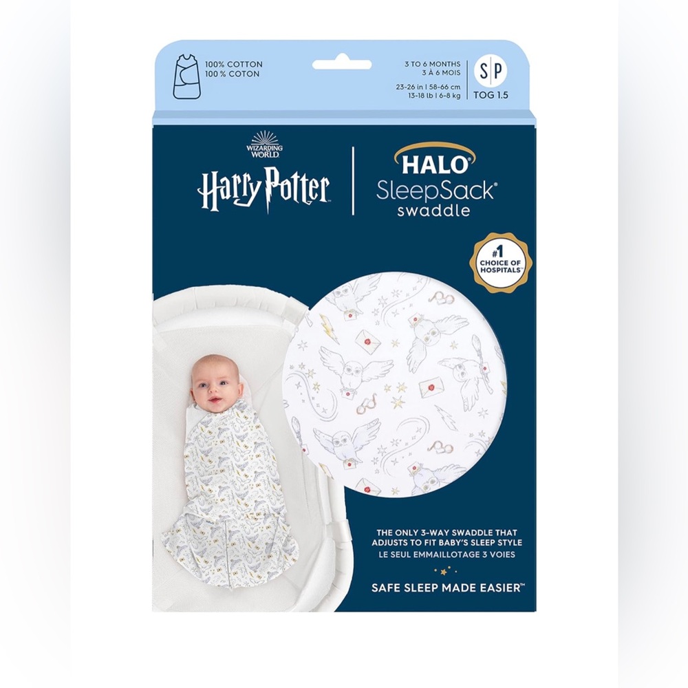 HALO Harry Potter Hedwig Swaddle Sleep Sack